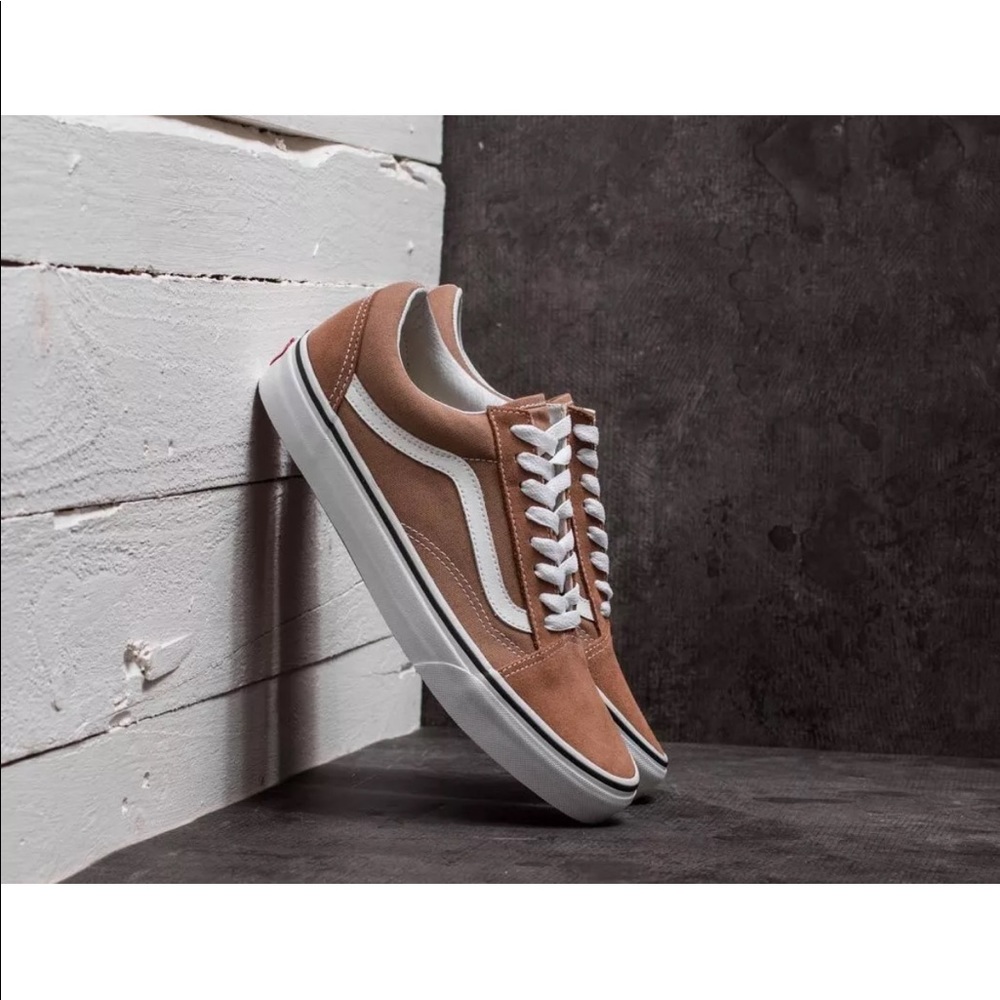 Vans Men’s Old Skool Skate Shoes Tiger’s Eye - Picture 6 of 8